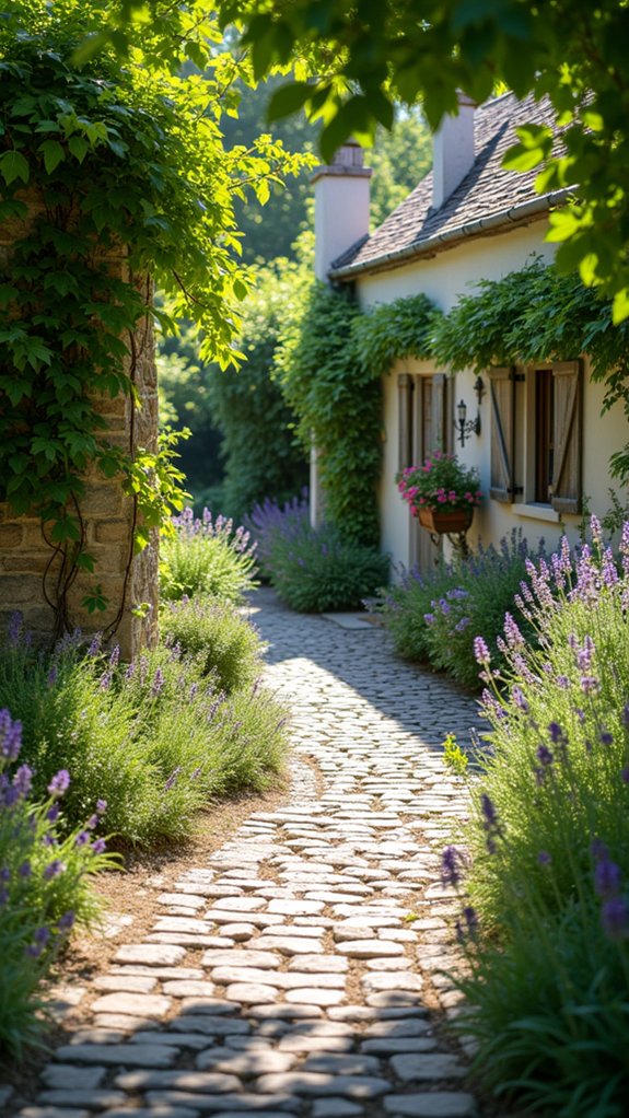 charming rustic garden pathways
