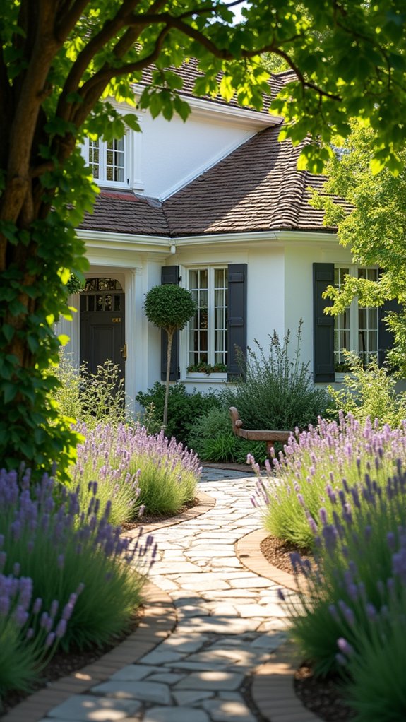charming stone garden pathways