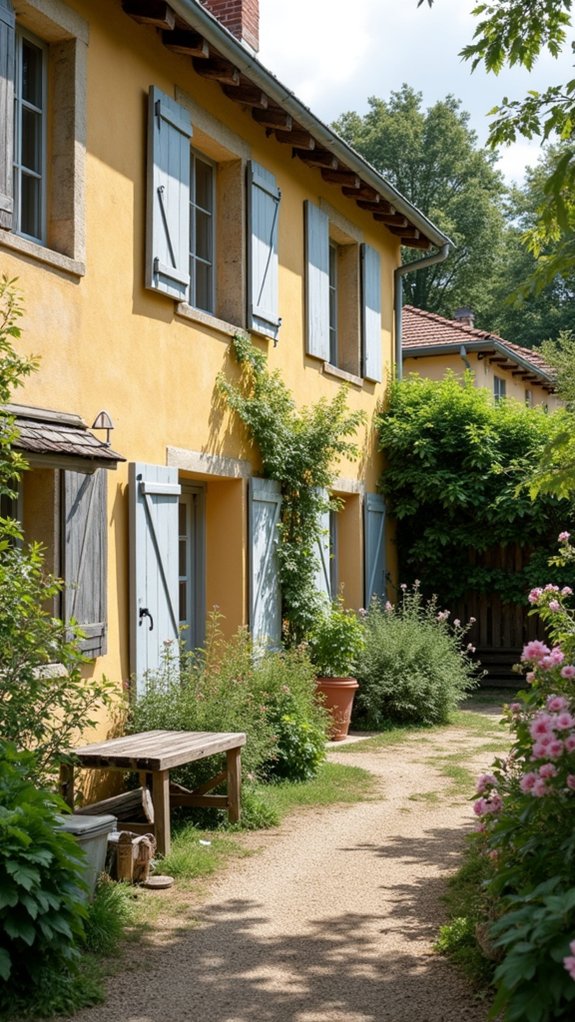 cheerful sunny yellow accents