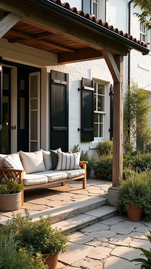 comfortable elegant outdoor retreats