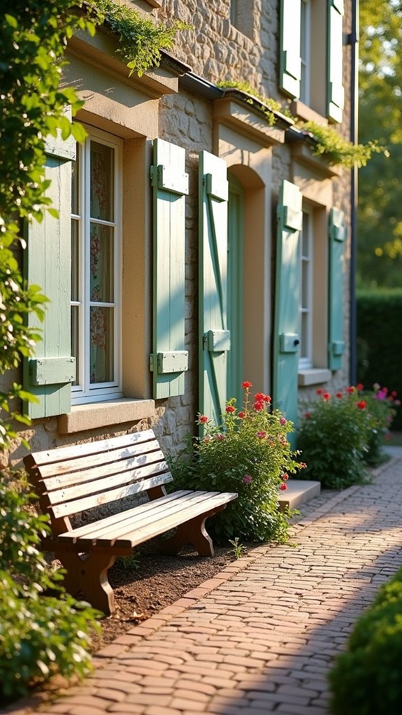 coordinated shutter and trim colors