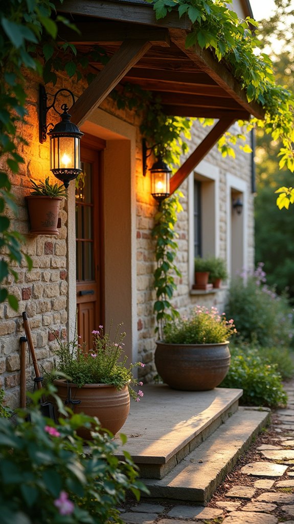 cozy antique lantern elegance