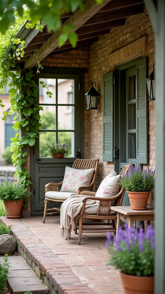 cozy cushions and throws