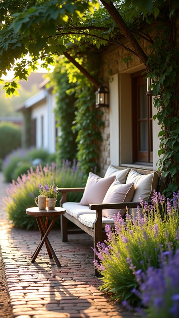 cozy outdoor seating retreat