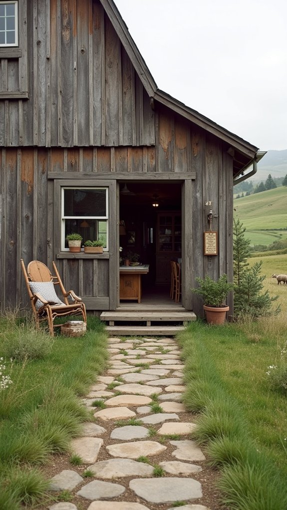 cozy vintage barn retreat