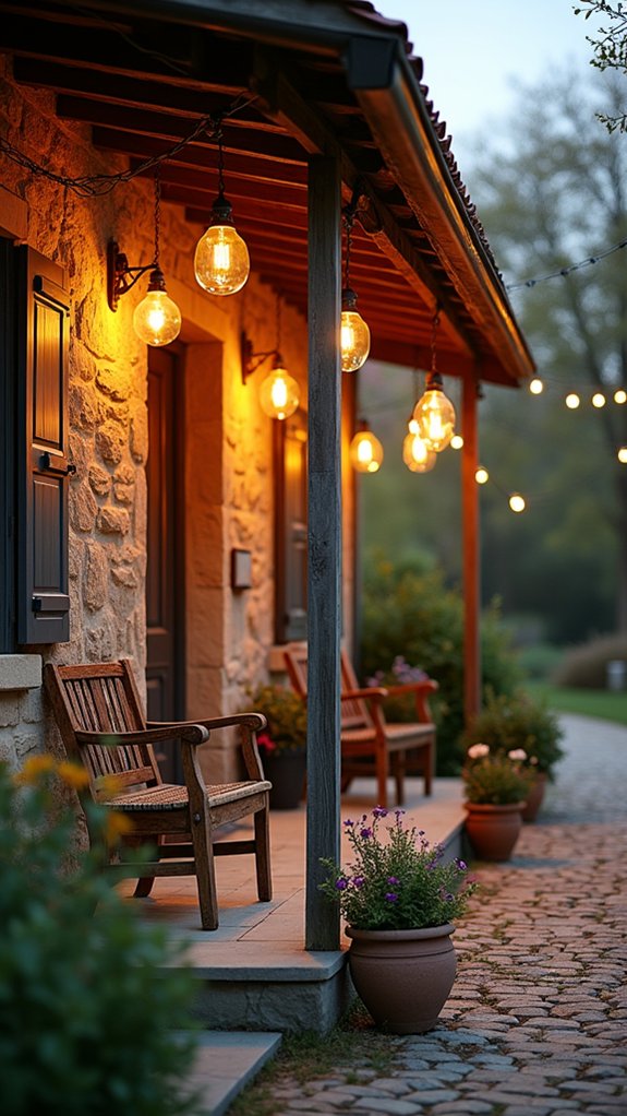 cozy whimsical hanging lights