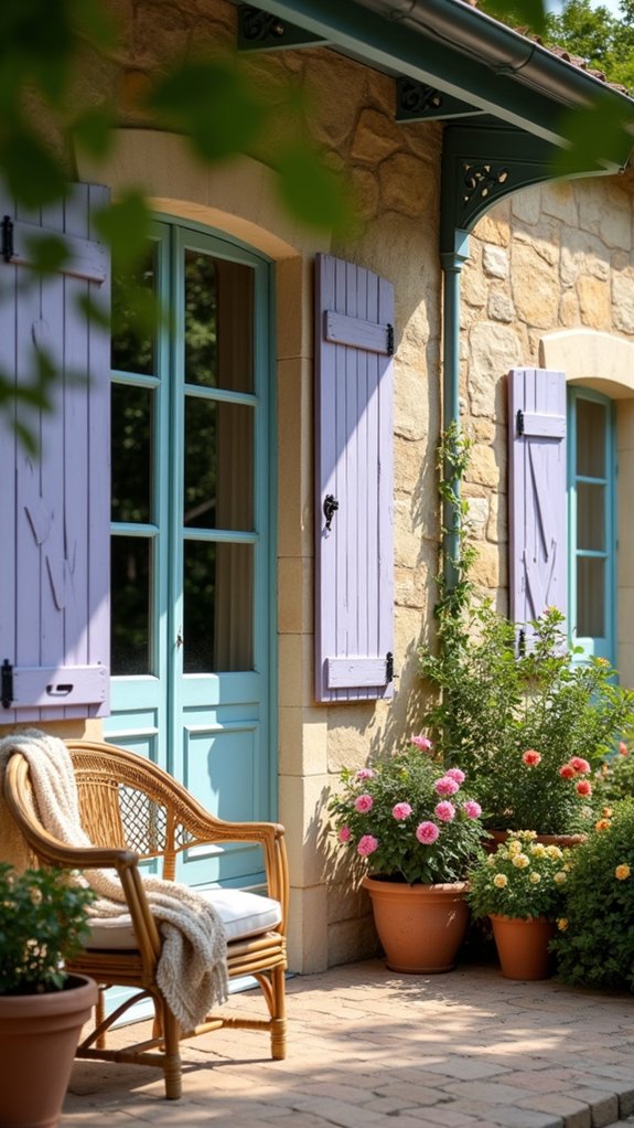 decorative shutters enhance aesthetics
