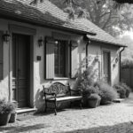 elegant black and white exteriors