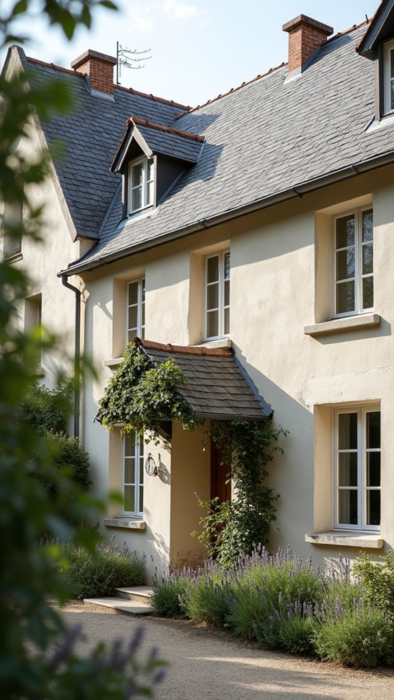 elegant grey slate plaster