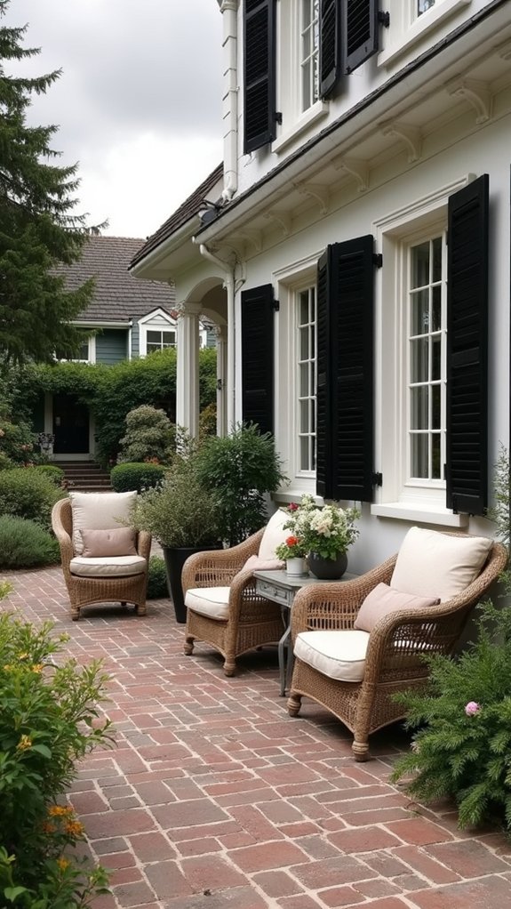 elegant inviting porch retreat