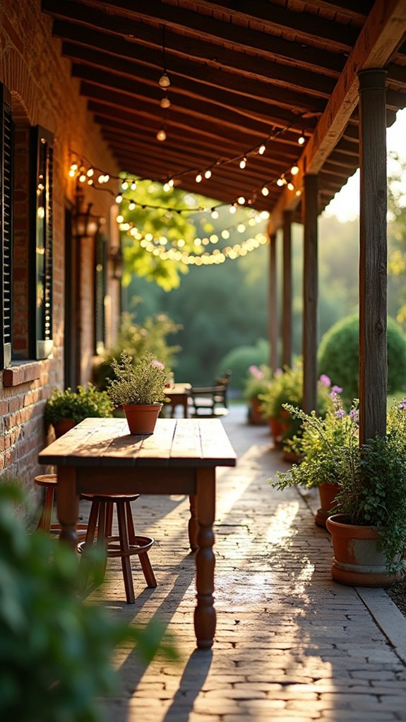 magical outdoor string lights