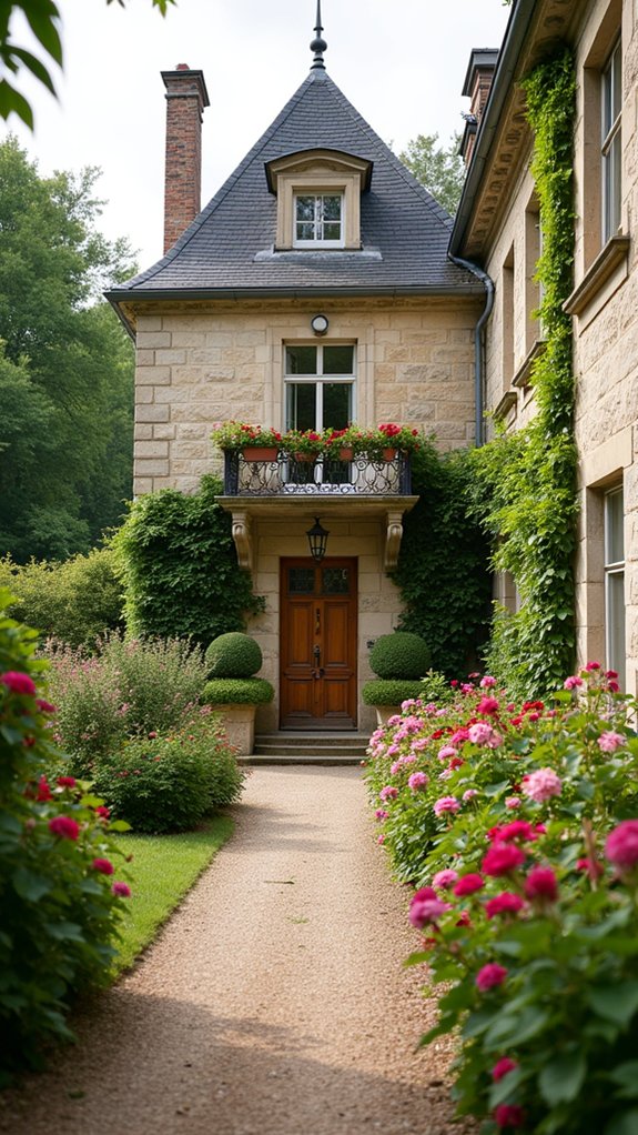 meticulously landscaped garden elegance