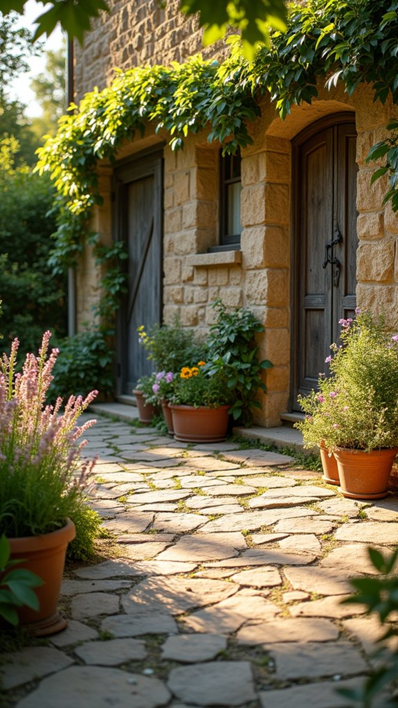 natural stone patio elegance