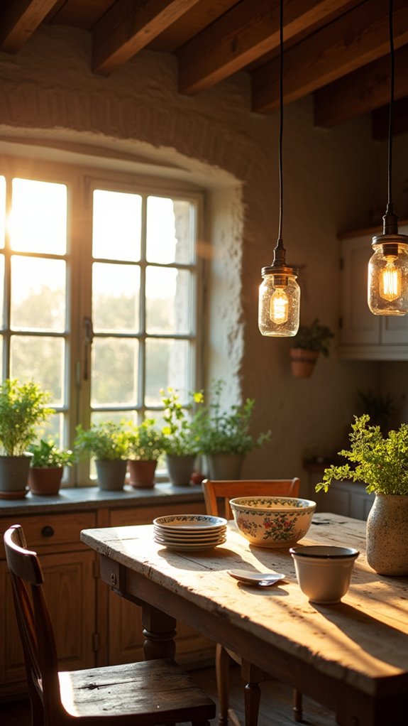 rustic charm customizable lighting