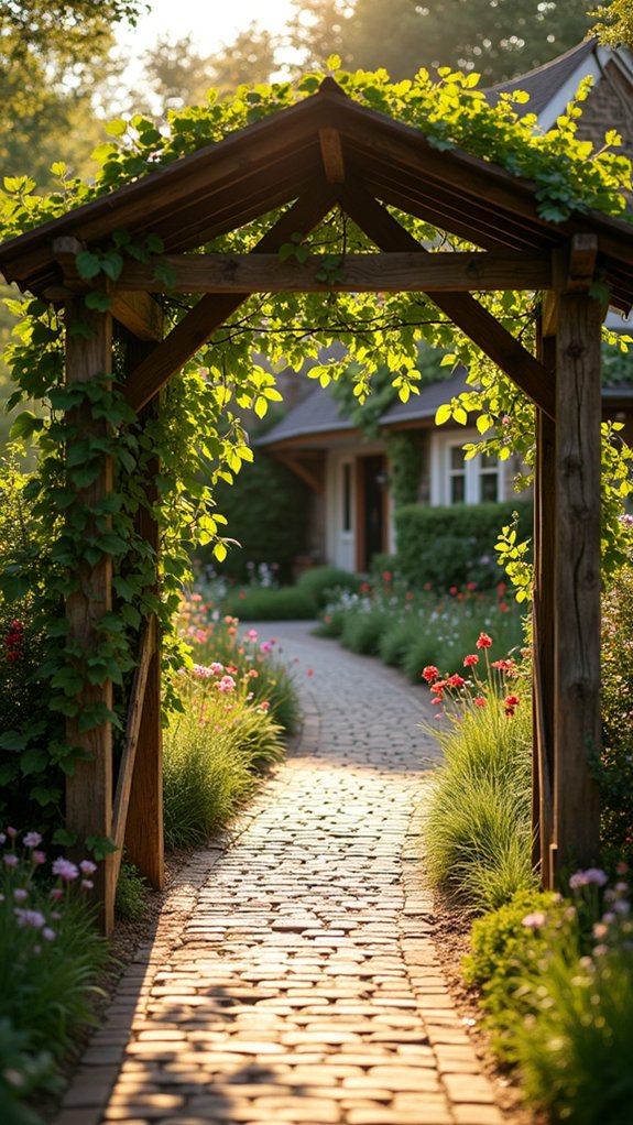 rustic charm enhances landscapes