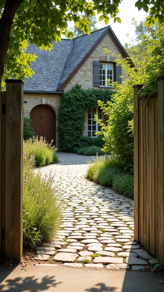 rustic charm wooden fences