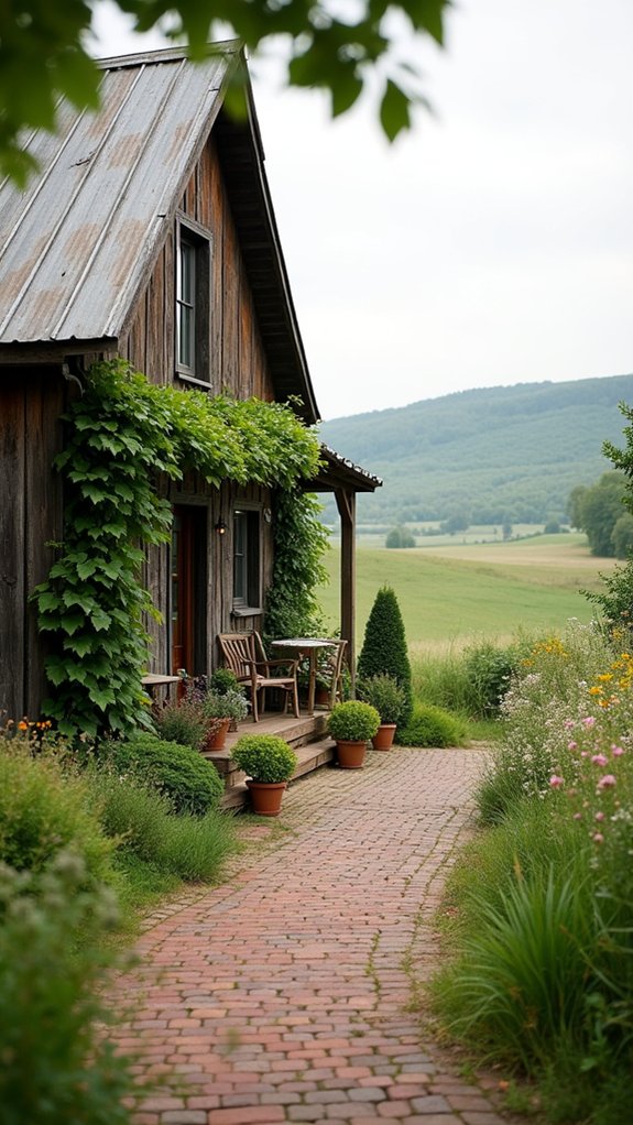 rustic home in nature