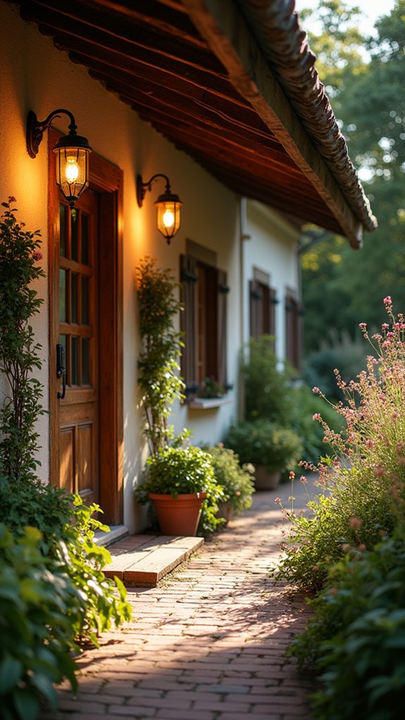 rustic warmth and character