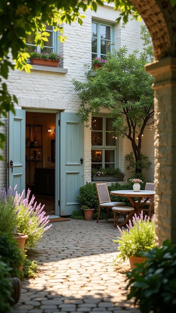 serene courtyard retreat oasis