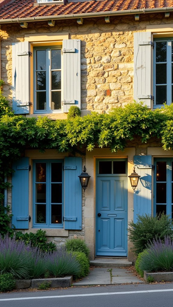 striking soothing color palette