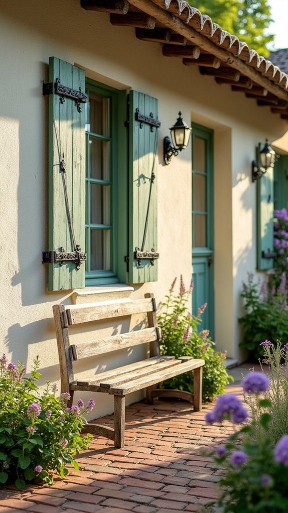 stylish shutters enhance curb appeal