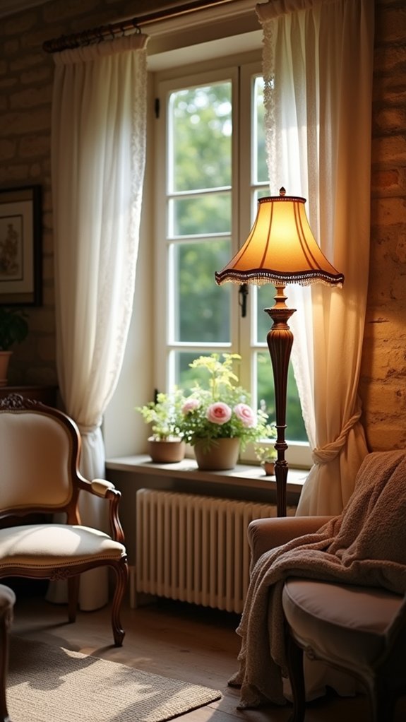 stylish warm lighting accents