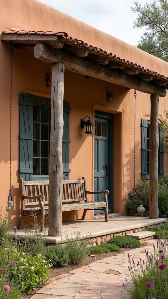 timeless adobe and wood