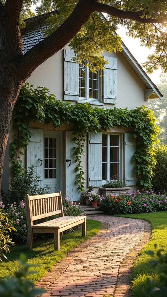 tranquil gray and white