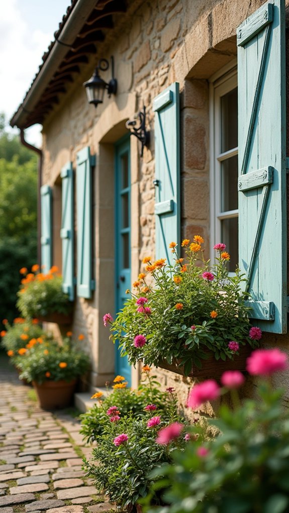 vibrant charming exterior planters