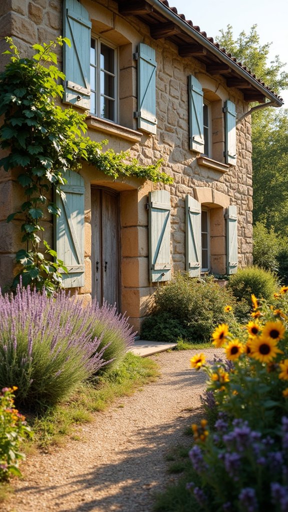 vibrant flora rustic charm