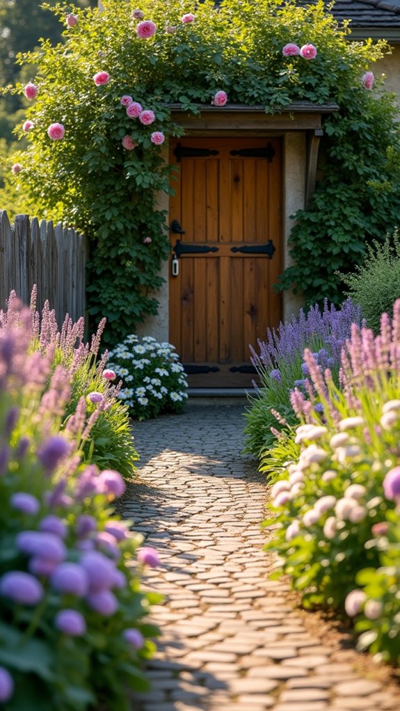 vibrant flower beds charm