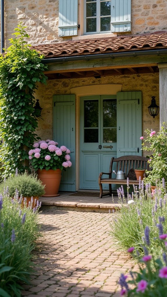 vintage garden charm enhances