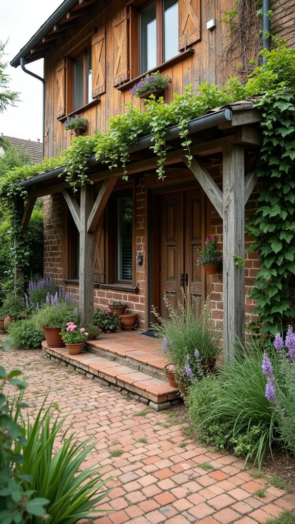 vintage tiles warm timber