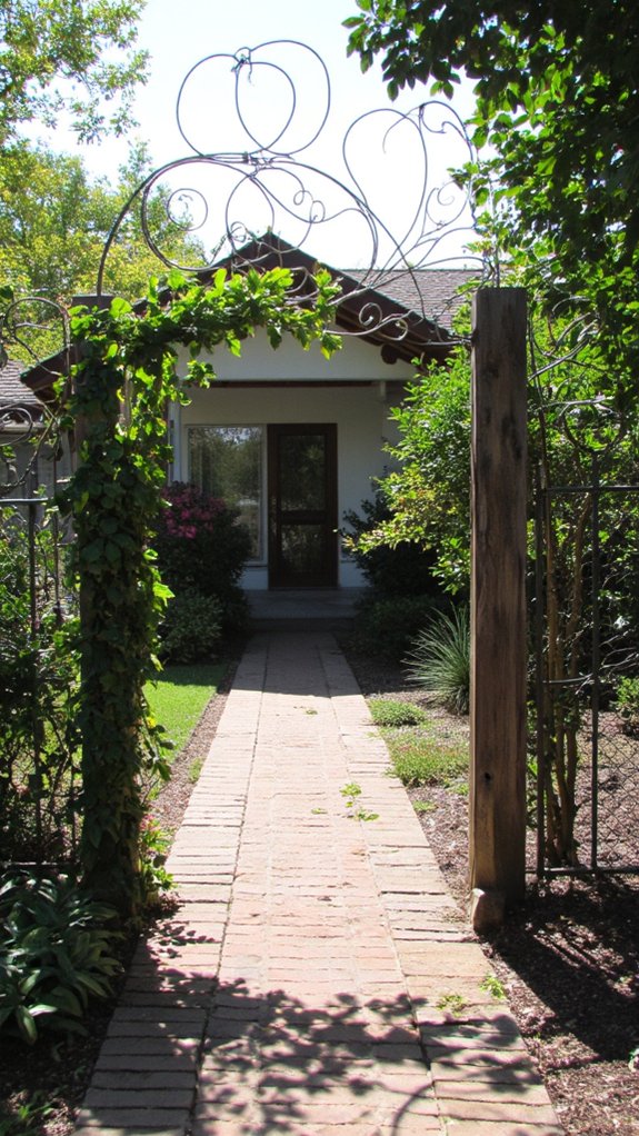 artistic modern wire fencing