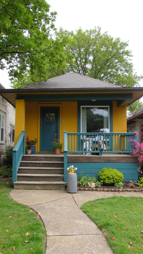 bold color transforms exteriors