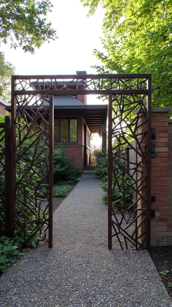 bold customizable metal fencing