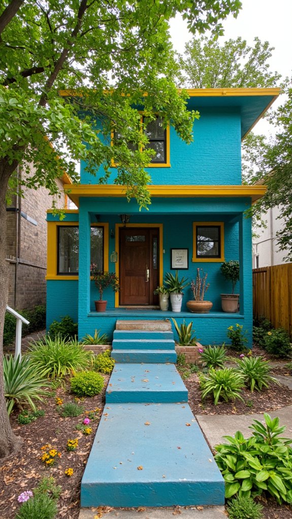 bold mid century colors