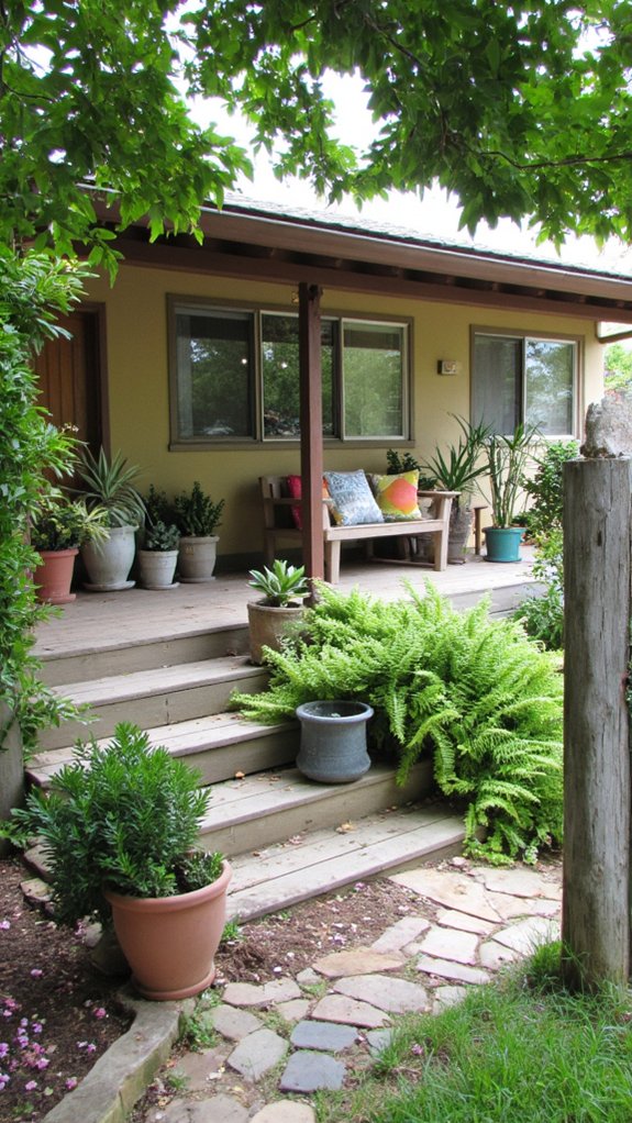 bold planters enhance aesthetics