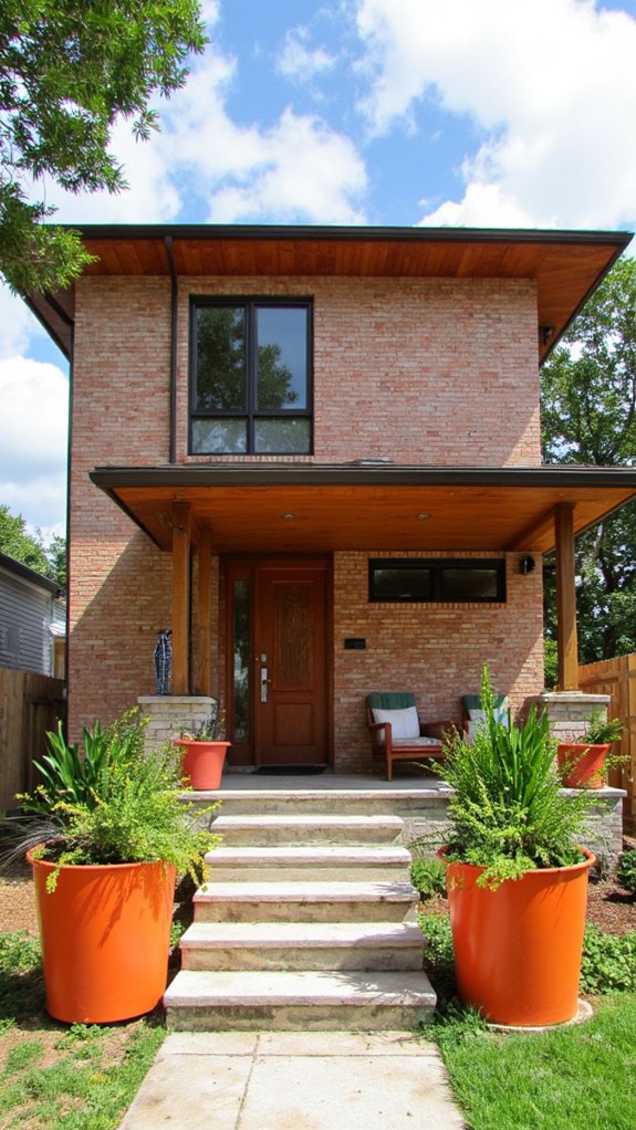 bold retro entryway designs