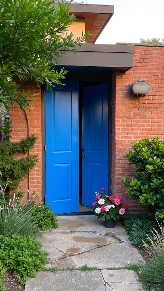 bright inviting modern entrance