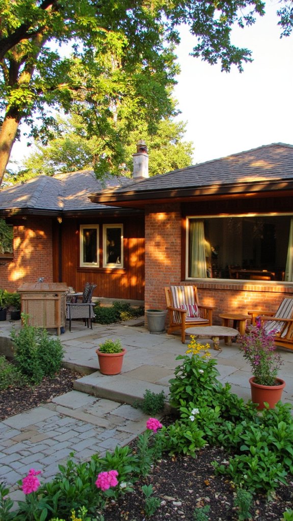 cozy brick outdoor gatherings