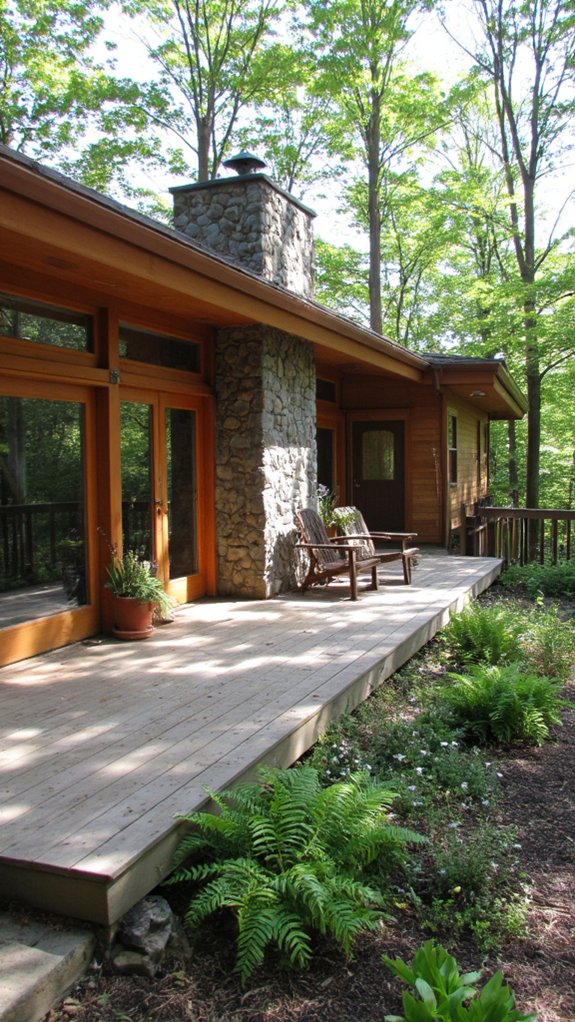 cozy rustic modern retreat