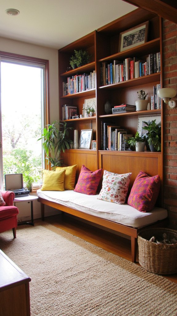 custom shelves enhance aesthetics