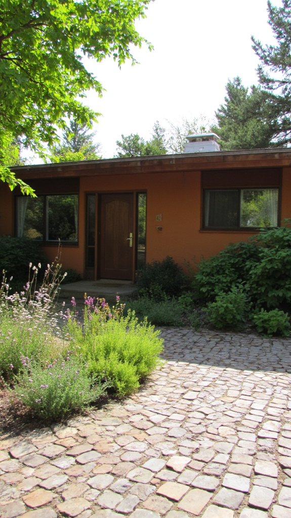 earthy hues and textures