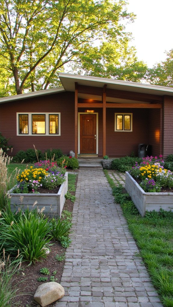 elegant contrast of warmth