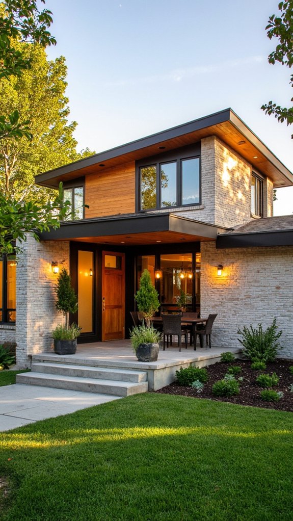 elegant lighting accentuates design