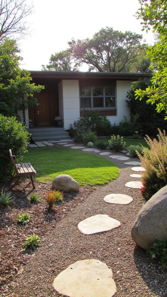 elevate landscape with gravel
