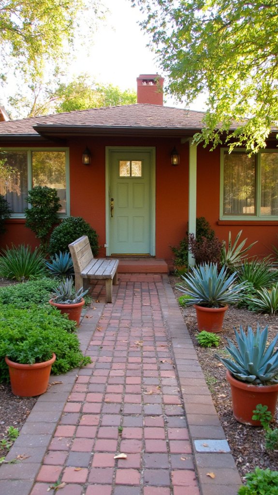 harmonious earthy color blend