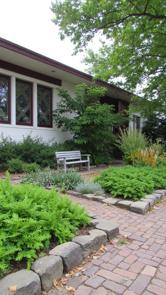 layered planting enhances design