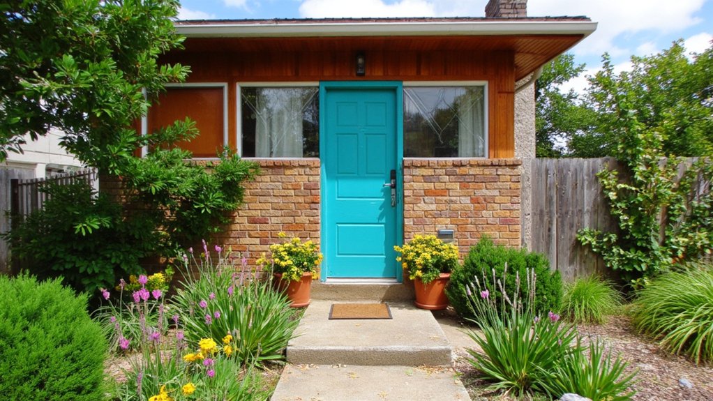 mid century modern door designs